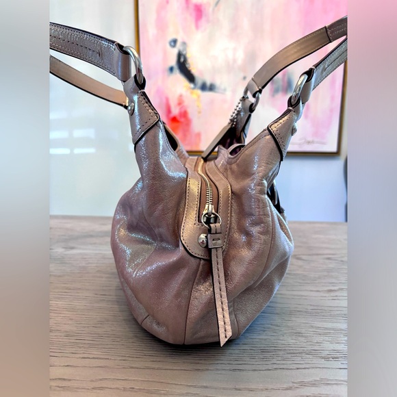 Coach Lynn SOHO Champagne Gold Leather Hobo Bag - Picture 2 of 9